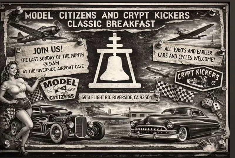 Classic Breakfast Car Meet flyer 2026